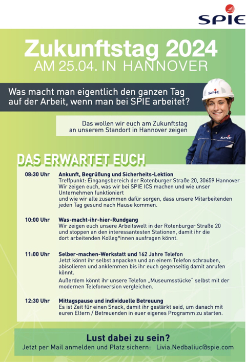 Zukunftstag bei SPIE